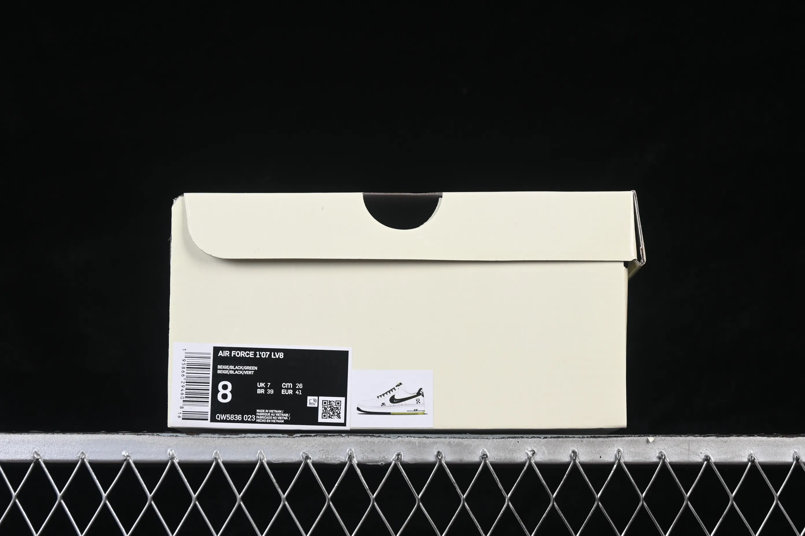 All Categories Nk Air Force 1 Air Force Series Nk Air Force 1 Low Air Force Low Nike Air Force 1'07 Low Co-branded Beige, Black and Green Air Force 1 Low-top Casual Sneakers QW5836-023